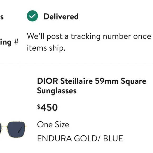Dior steillaire 59mm square sunglasses - Picture 5 of 5